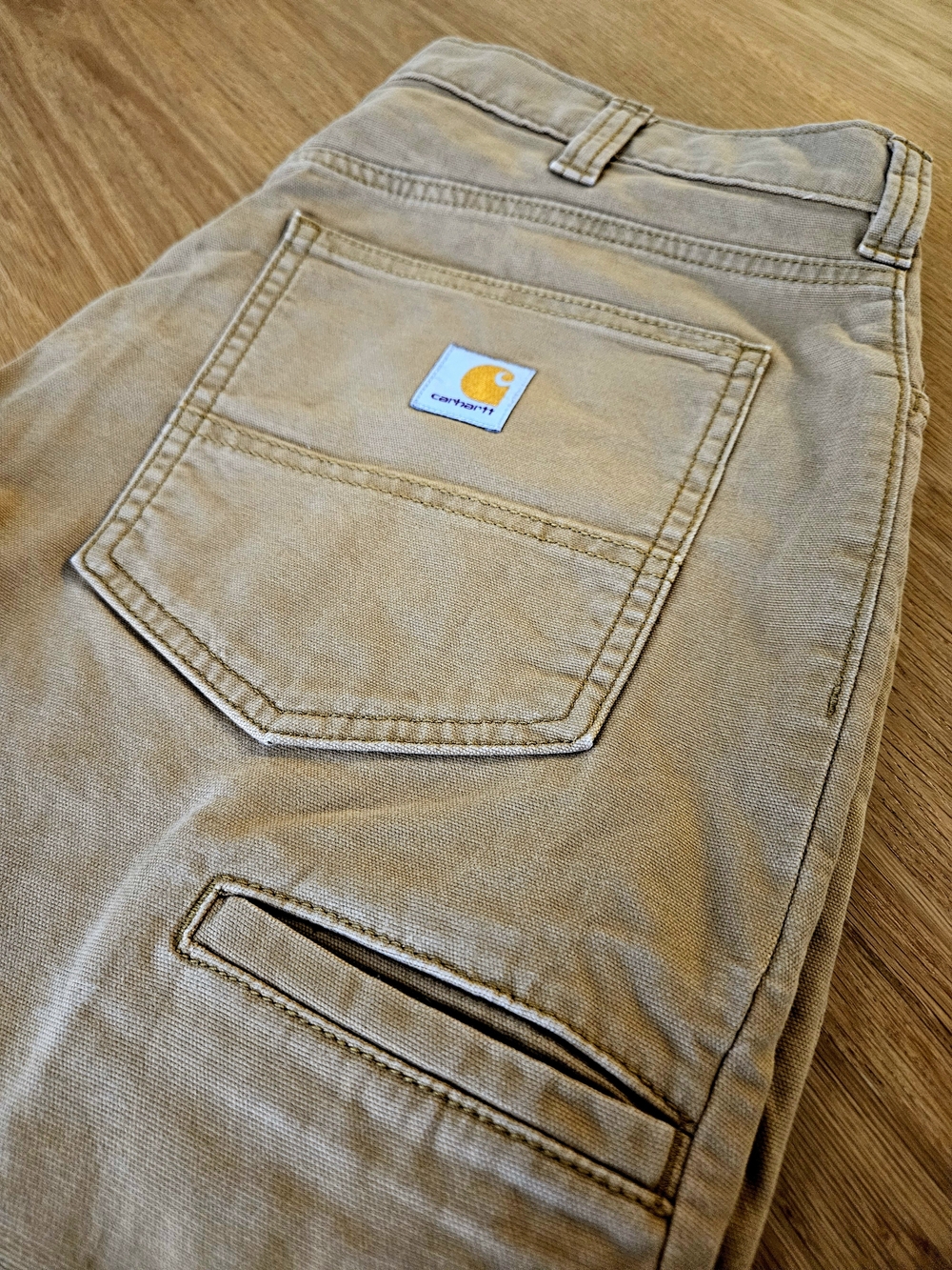 CARHARTT Tan Canvas Utility Workwear Pants